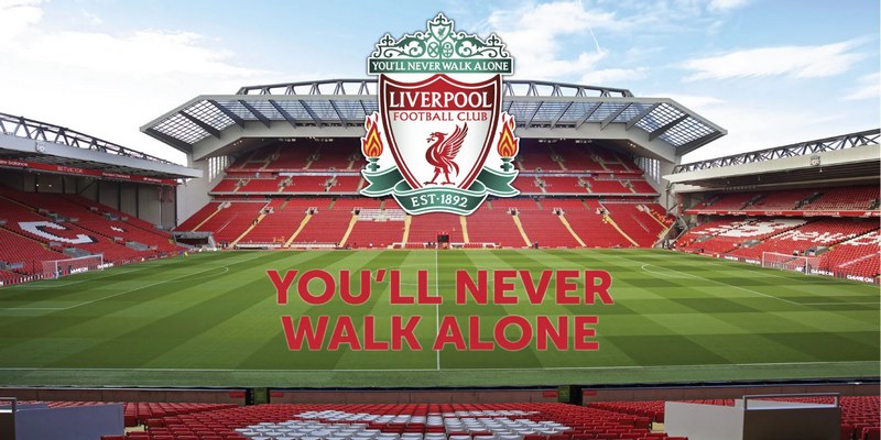 Anfield với hơn 54000 chỗ ngồi là sân nhà của Liverpool FC